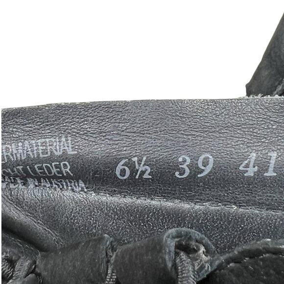 Paul Green Women’s Mindy Black Open Toe Block Heel Sandal Size 6.5 US 9 - Picture 12 of 13